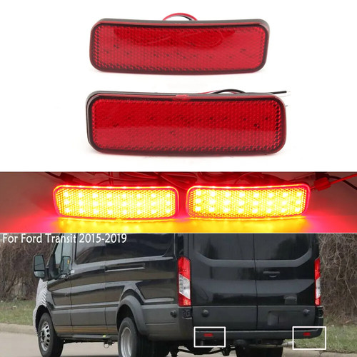 Led rear bumper reflector - led,