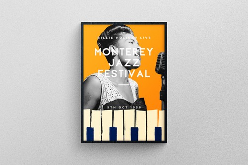 Billie holiday print - holiday,