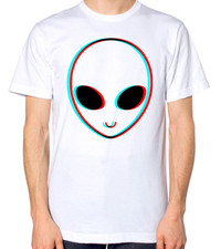 Alien Head T-Shirt Men Women Unisex Top