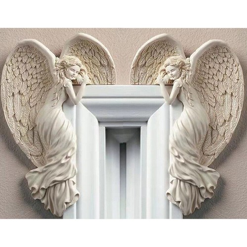 Door frame angel - angel, wings