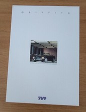 TVR GRIFFITH 500 Sales Brochure 1998 edition.