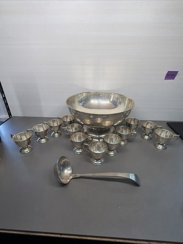 Vintage nickel silver - 14, pc.