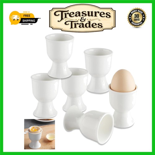 Elegant porcelain egg cups - porcelain,