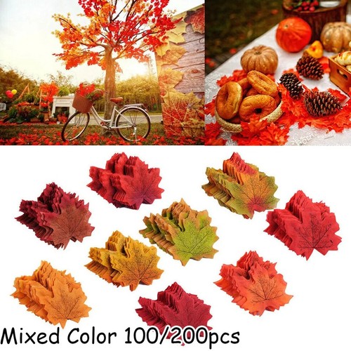 200x artificial maple leaf - 200x,
