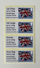 GB 2015 POST & GO Union Flag German Stamp Exhibition Sindelfingen & Logo MNH
