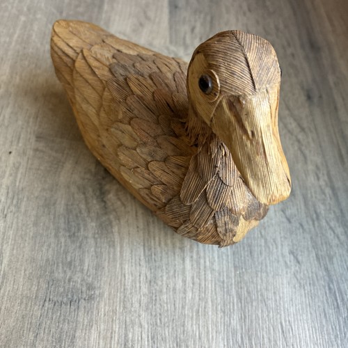 Vintage hand folk art - vintage, decoy