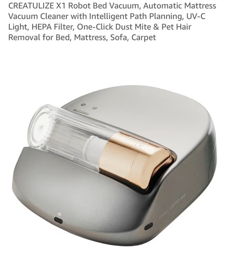 Robot bed vacuum light - uv,