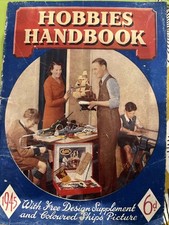 Vintage Paperback Hobbies Handbook 1944 - Original