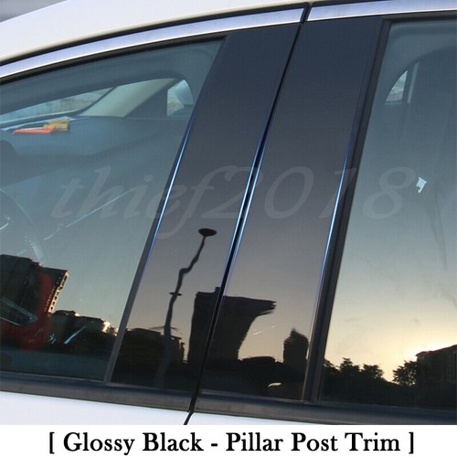 Piano black window pillar - piano,