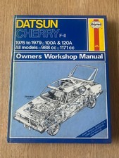 Datsun Cherry F-10 F-11 Haynes Workshop Repair Manual 100A 110A