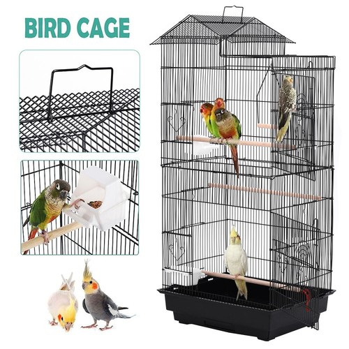 Large metal parrot bird cage - metal,