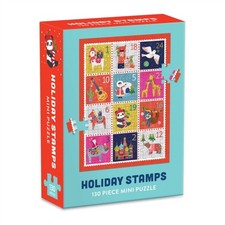 Holiday Stamps Mini Puzzle by Galison (Jigsaw)