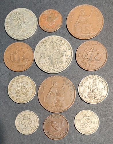 Assorted coins george - coins, of
