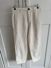 ZARA Cream Cotton-Linen