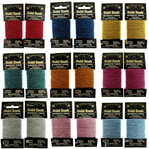 Lincatex gold rush metallic - gold,