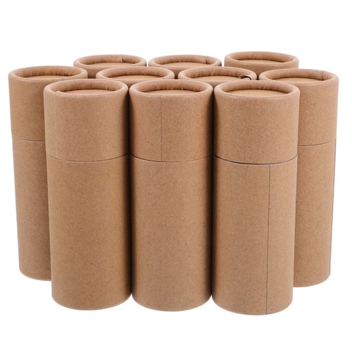10pcs brown kraft paper tubes - 10pcs,