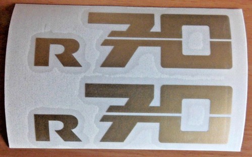 Bmw sticker gold - r,
