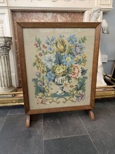 Art Deco Oak Framed Fire