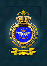 HMS ALLIANCE SHIPS BADGE/CREST
