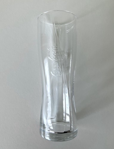 Clear coca cola branded glass - clear,
