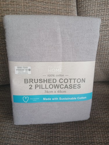 Pair grey brush cotton pillow - brush,