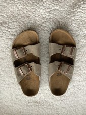 BIRKENSTOCK beige suede
