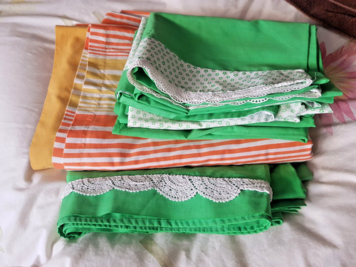 Vintage double bed sheets - vintage,