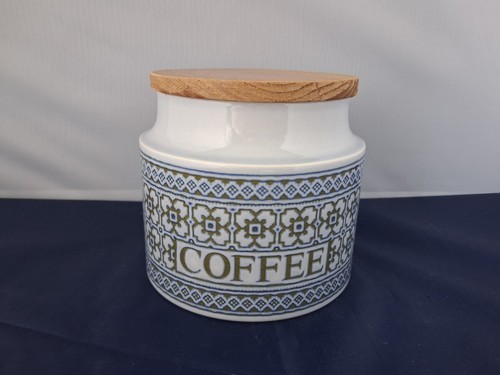 Vintage pottery storage jar - vintage,