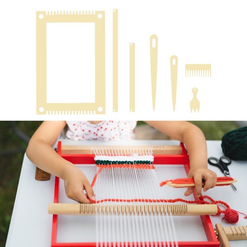 Wooden weaving loom kit small - weaving,