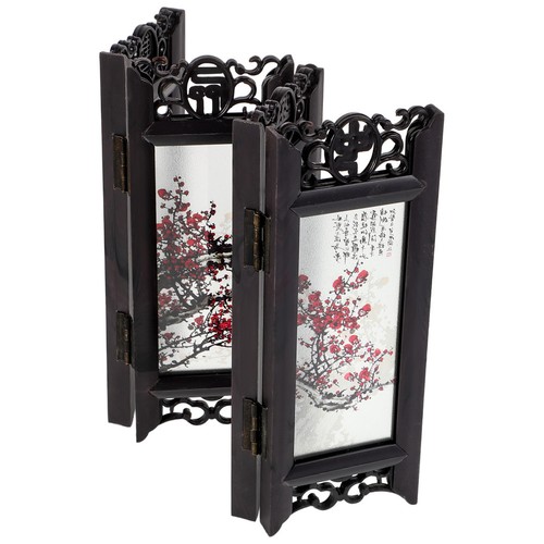 Chinese resin folding screen - resin,