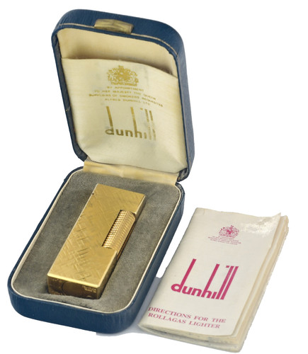 Vintage dunhill gold rollagas - dunhill,