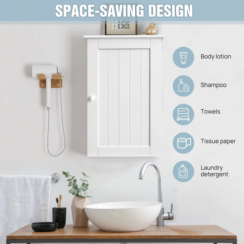 Wall mounted bathroom cabinet - wall,
