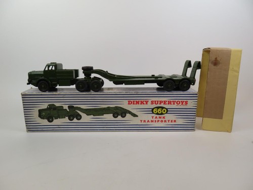 Dinky 660 tank transporter - tank,