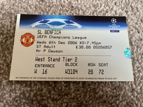 Manchester united benfica - manchester, sl