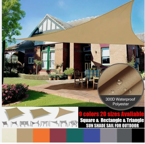 Heavy duty sun shade - duty, sail