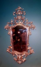 Gold tone Mirror Ornate Wall
