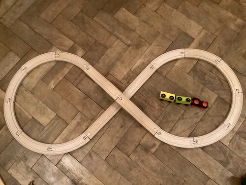 Ikea wooden train set - train, figure