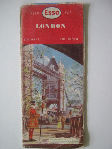 Esso road map london - esso, of