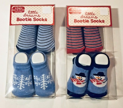 Pair bootie socks 24 boy - bootie,