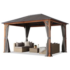 3x4 m Garden Gazebo, oak