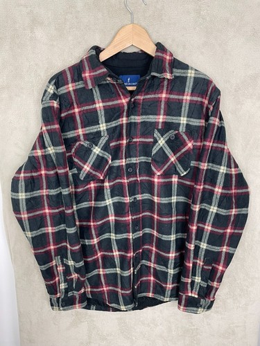 Men lined flannel - lined, shacket