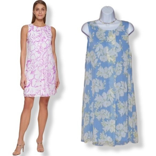Nwot dkny floral trapeze dress - trapeze,