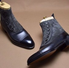 Handmade mens leather boots