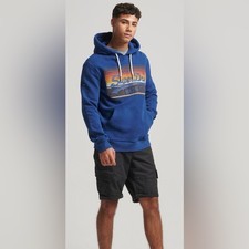 Superdry Vintage Blue Hoodie