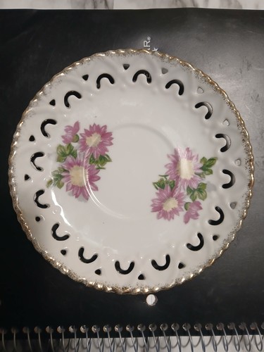 Vintage porcelain china saucer