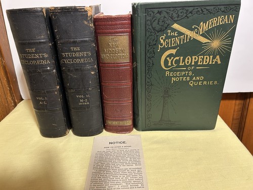 The cyclopedia lot - 4,