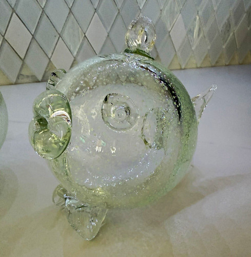 Hanging hand blown - hand, glass