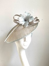 Pale blue royal Ascot Disc Hat