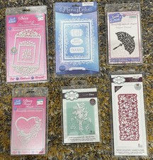 6 X Packs Craft Dies, Cut, Emboss, Stencil, Metal Dies.