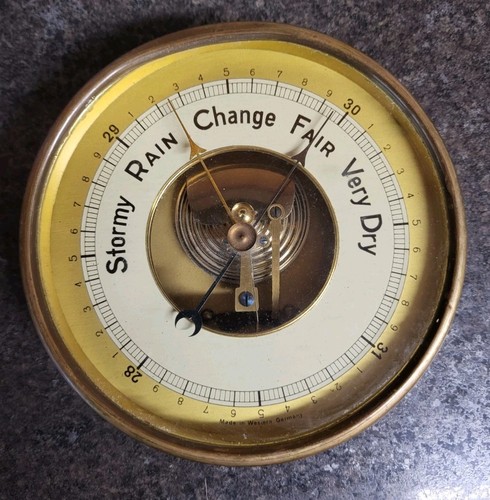 Antique ships barometer - ships, brass